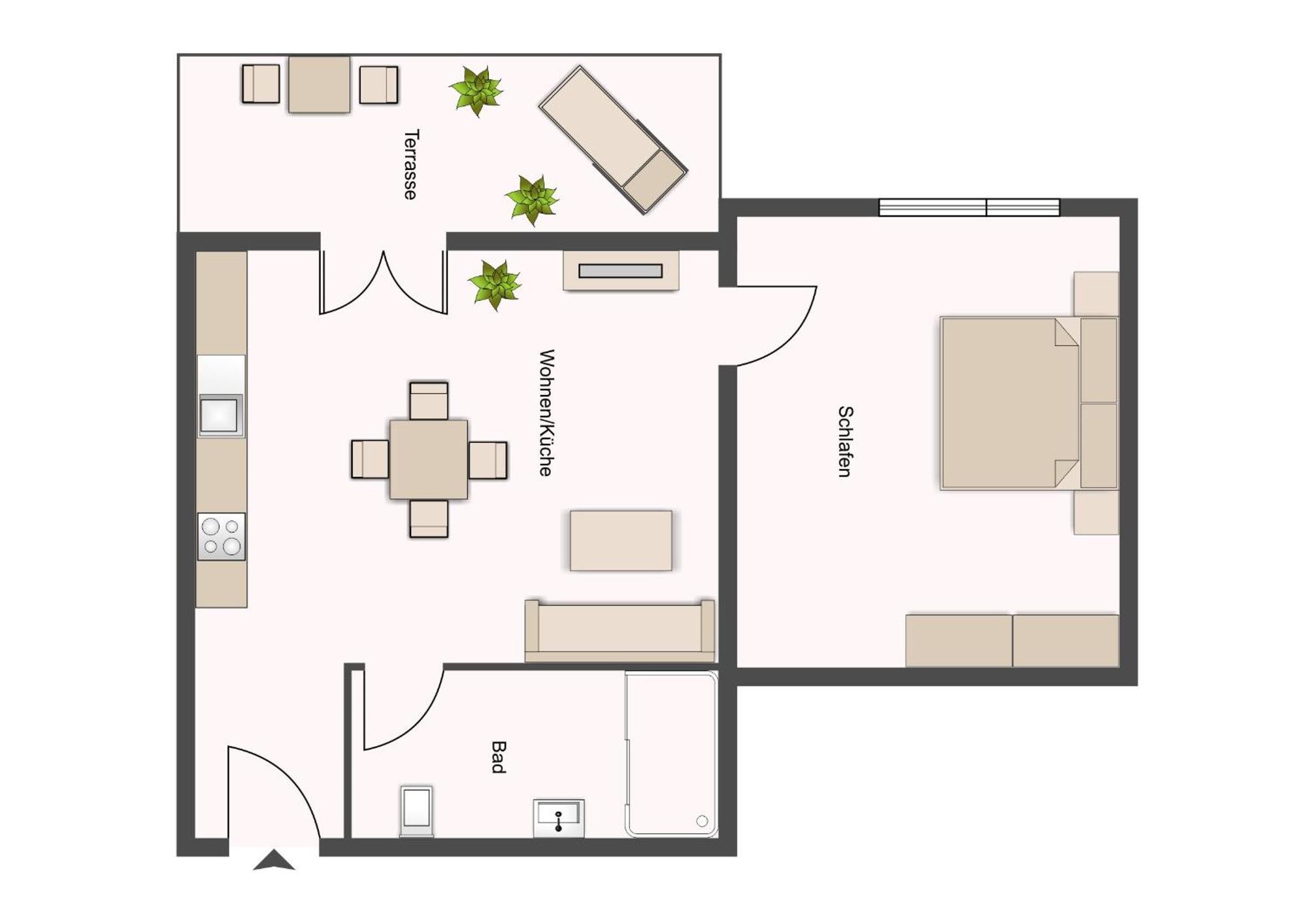 Gaestehaus Zum Thoma Кройт Номер фото